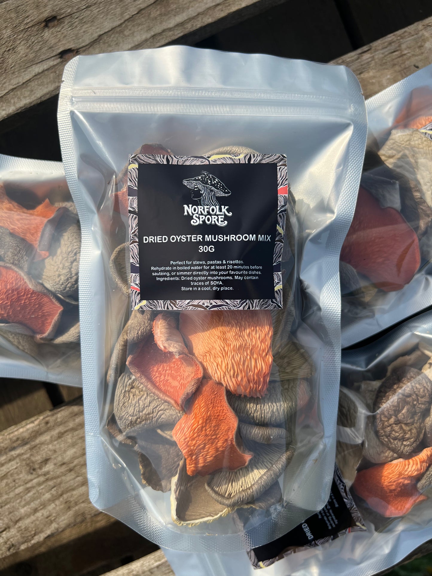 Dried Oyster Mushroom Mix (30g)